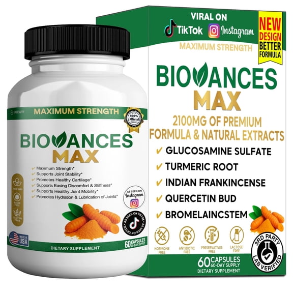 GreenVify Biovances Max Daily & Vitality Support Supplement