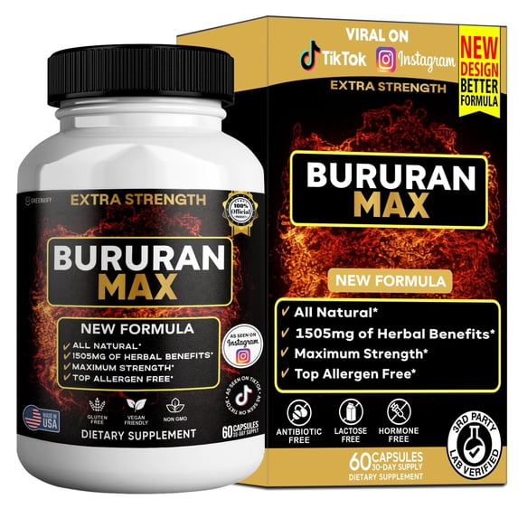 GreenVify Bururan Max – Daily & Lifestyle Support Supplement, Adult Nutritional Formula