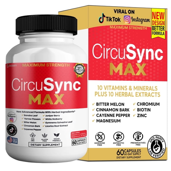 GreenVify Circusync Max – Daily & Lifestyle Support Supplement, Adult Nutritional Formula