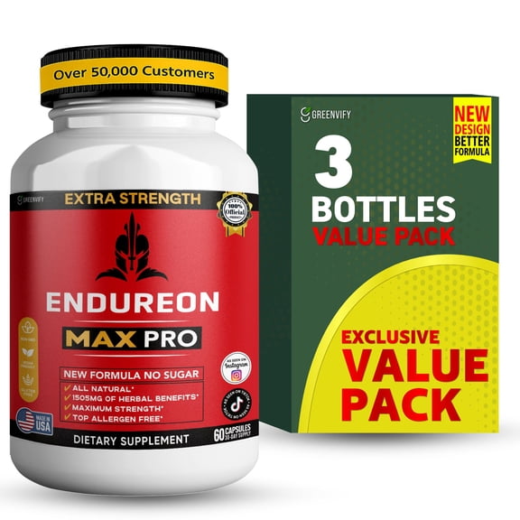 GreenVify Endureon Max Pro Dietary Supplement Capsules for Men