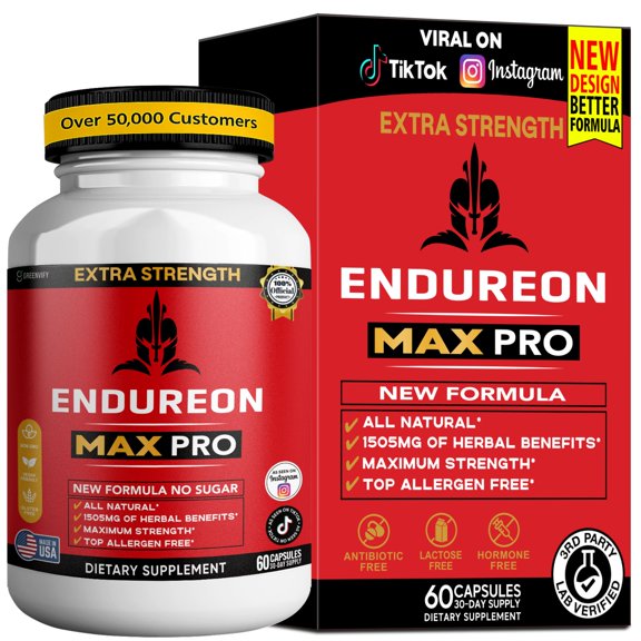GreenVify Endureon Max Pro Dietary Supplement Capsules for Men