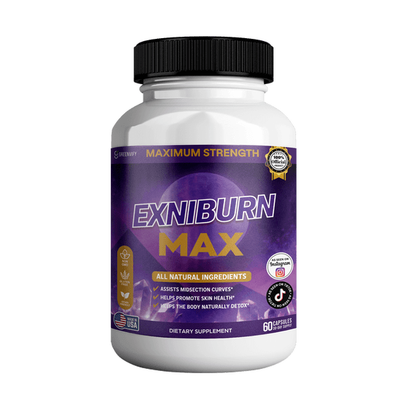 GreenVify Exniburn Max Energy & Active Lifestyle Support Supplement, Daily Wellness Formula