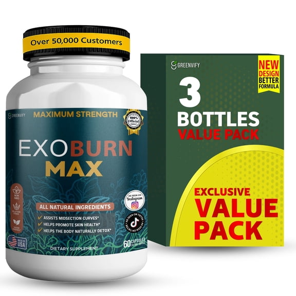 GreenVify ExoBurn Max Premium Dietary Supplement for Adults