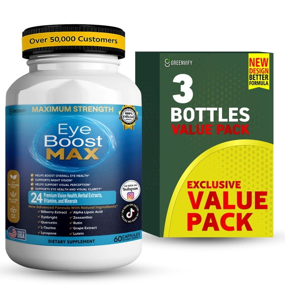 GreenVify Eye Boost Max Eye Support Dietary Supplement