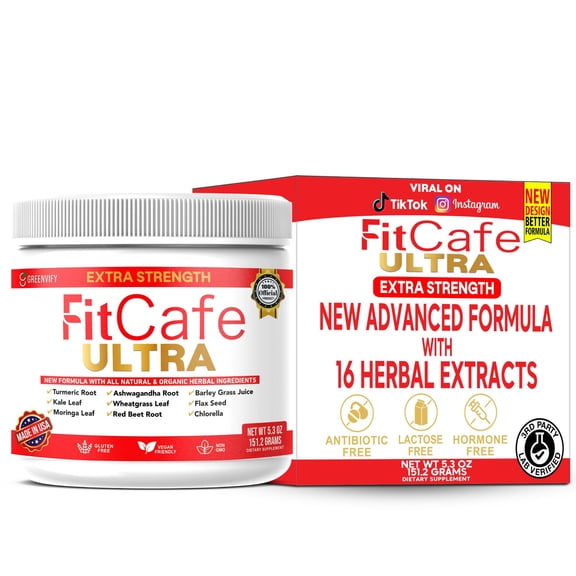 GreenVify FitCafe Ultra – Daily Energy, Focus & Metabolism Support Coffee-Style Supplement