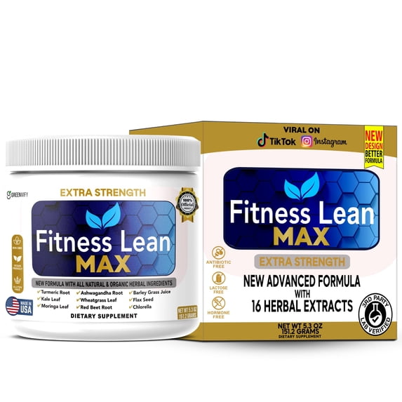 GreenVify Fitness Lean Max Metabolism, Energy & Active Lifestyle Support Supplement
