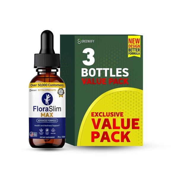 GreenVify Flora Slim Max Digestive & Metabolism Support Supplement – Supports Gut Health & Daily Balance