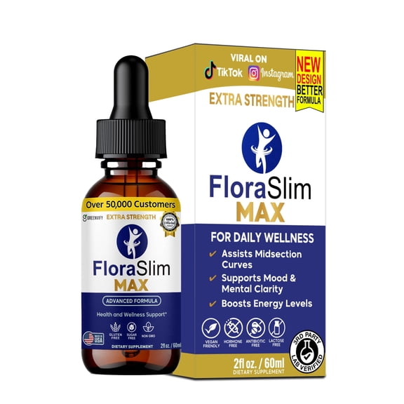 GreenVify Flora Slim Max Digestive & Metabolism Support Supplement – Supports Gut Health & Daily Balance