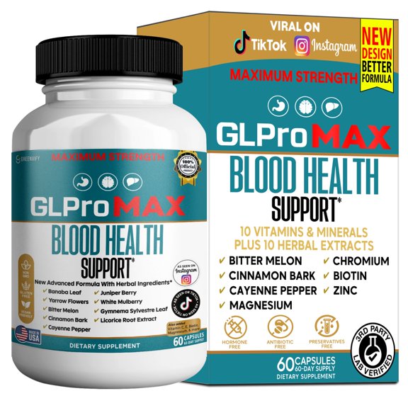 GreenVify GL Pro Max Dietary Supplement Capsules Daily Wellness & Lifestyle Support