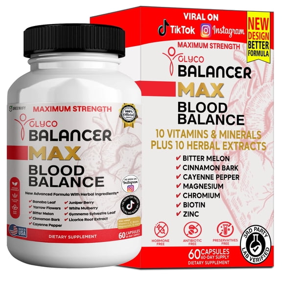 GreenVify Glyco Balancer Max – Blood Sugar & Metabolic Wellness Support Formula