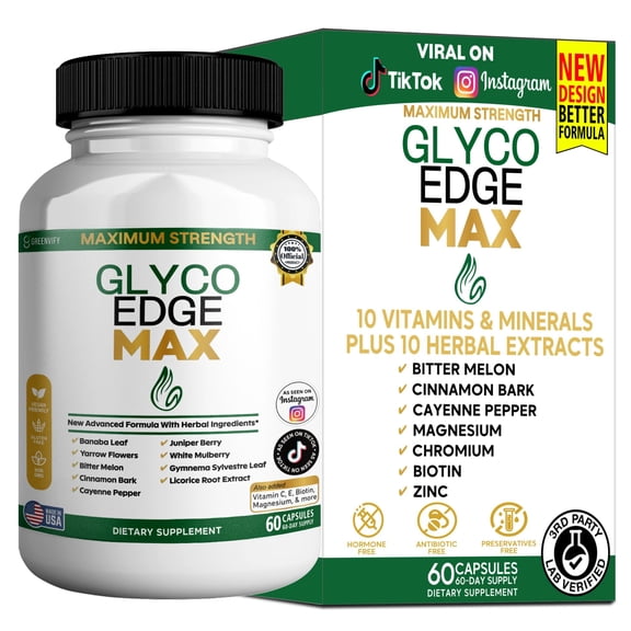 GreenVify Glyco Edge Max – Daily Blood Wellness & Balance Support Supplement