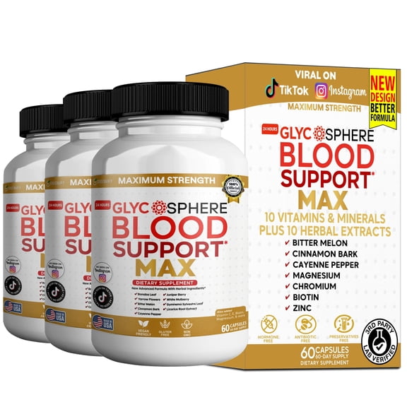 GreenVify Glyco Sphere Blood Support Max Daily Blood Health & Wellness Support Supplement