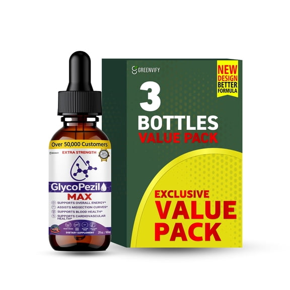 GreenVify Glycopezil Max Blood Sugar Support Supplement Supports Metabolic Health & Daily Balance