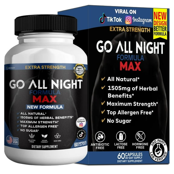 GreenVify Go All Night Formula Max – Extended Energy & Endurance Support