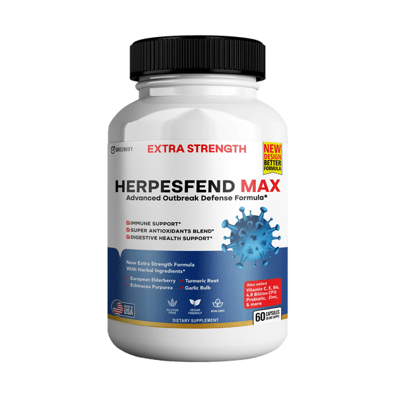 GreenVify HerpesDefend Max  Advanced Outbreak Defense Formula