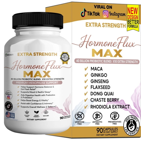 GreenVify Hormone Flux Max Daily Dietary Supplement – Advanced Hormonal Balance Support Formula