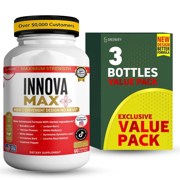 GreenVify Innova Max Daily Supplement Supports Energy, Vitality & Overall Balance