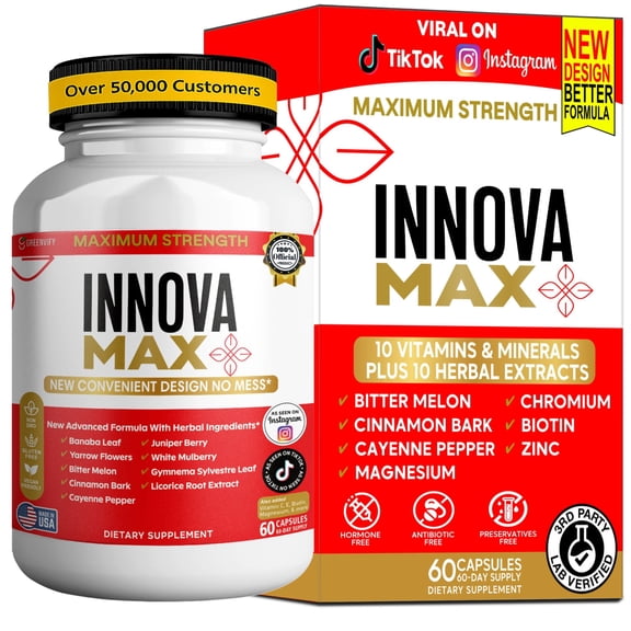 GreenVify Innova Max Daily Supplement Supports Energy, Vitality & Overall Balance