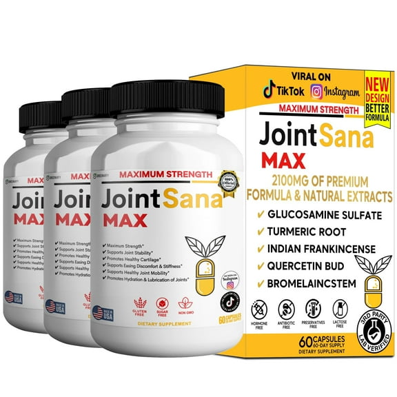 GreenVify Joint Sana Max – Daily Joint Comfort & Mobility Support Formula,