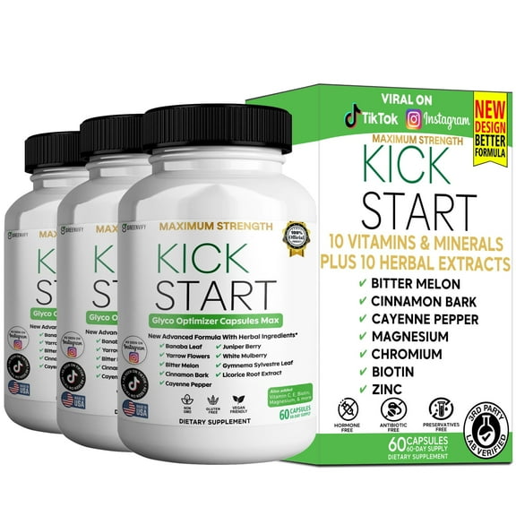 GreenVify Kick Start Glyco Optimizer Capsules Max – Daily Metabolic & Glycemic Wellness Support