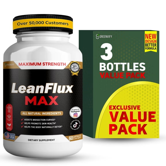 GreenVify Lean Flux Max Metabolism Support Supplement Supports Energy & Daily Wellness