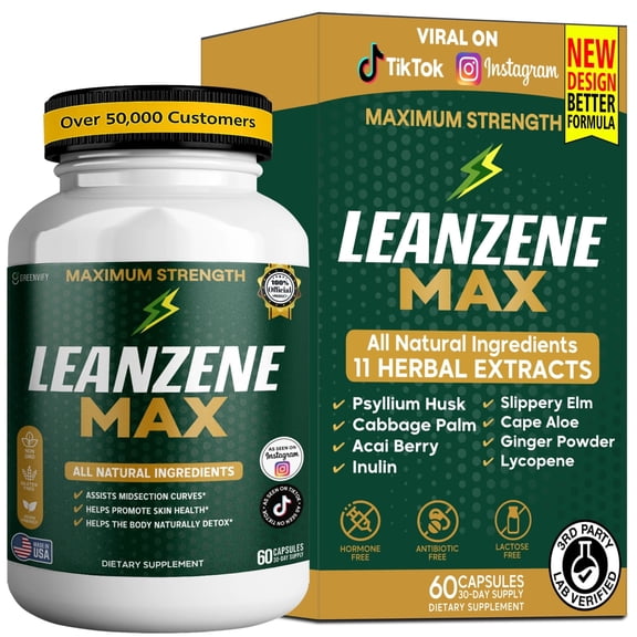 GreenVify Leanzene Max Metabolism & Daily Support Supplement