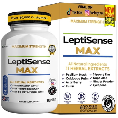 GreenVify LeptiSense Max Daily Metabolism & Support Supplement