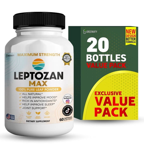 GreenVify Leptozan Max Weight Management Support Supplement