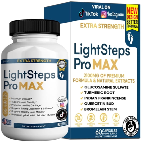 GreenVify LightSteps Pro Max Leg Comfort & Mobility Wellness Support Supplement
