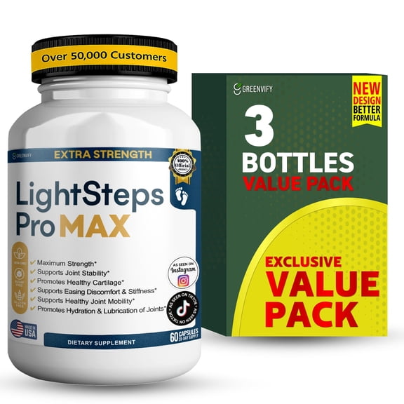 GreenVify LightSteps Pro Max Leg Comfort & Mobility Wellness Support Supplement
