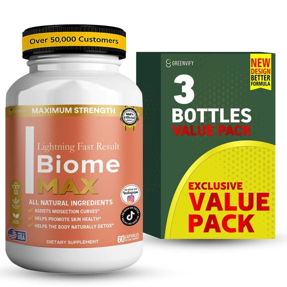 GreenVify Lightning Fast Result Biome Max Digestive & Gut Wellness Support Supplement