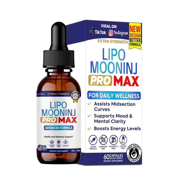 GreenVify LipoMooninj Pro Max Daily Wellness & Lifestyle Support Supplement – Advanced Herbal & Nutrient Blend