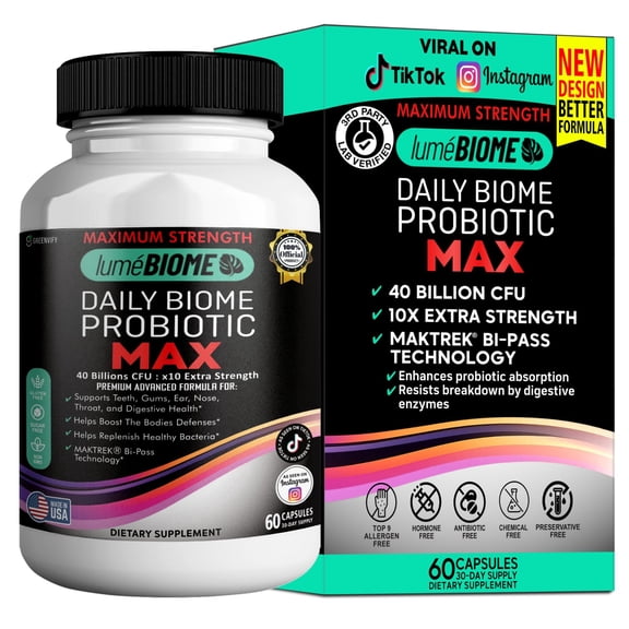 GreenVify Lume Biome Max – Gut & Digestive Wellness Support Formula