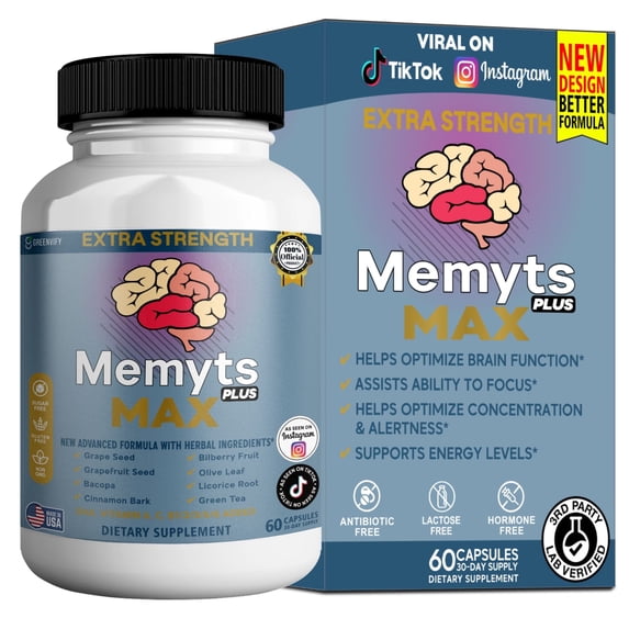 GreenVify Memyts Plus Max Dietary Supplement Capsules