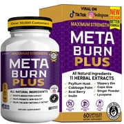 GreenVify MetaBurn Plus Dietary Supplement Capsules   Daily Nutritional Supplement for Adults   Easy-to-Swallow Capsules