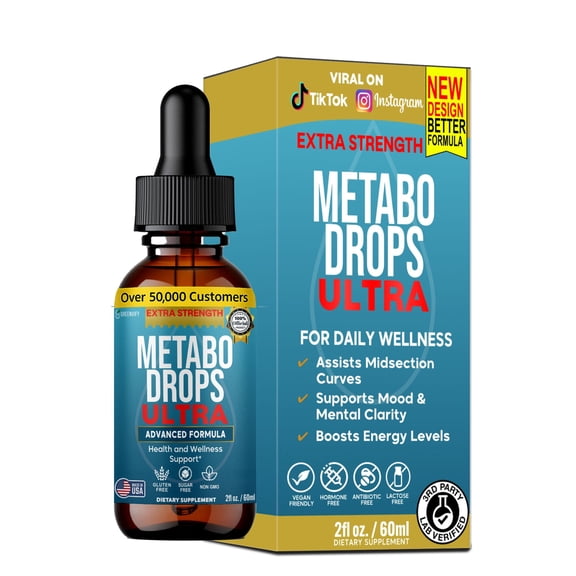 GreenVify Metabo Drops Ultra  Daily Wellness Liquid Dietary Supplement, Advanced Metabolic Support Formula