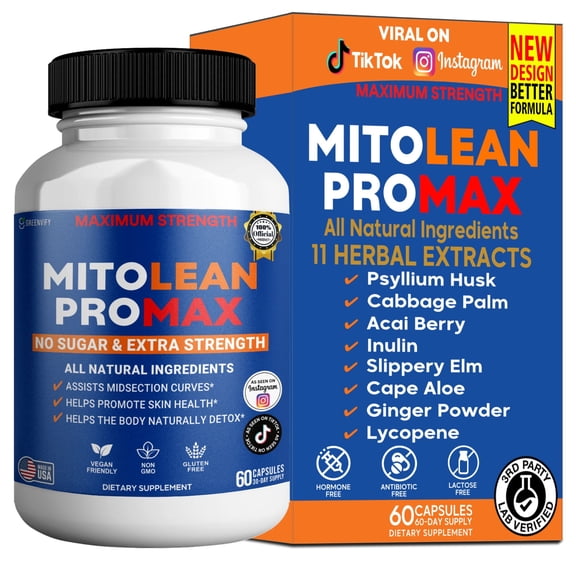 GreenVify Mito Lean Pro Max – Daily Metabolism & Energy Support Supplement