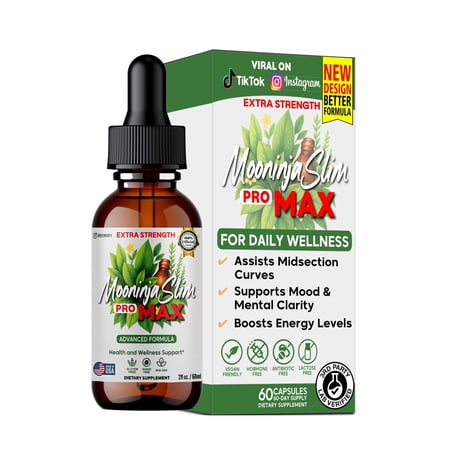 GreenVify Mooninja Slim Pro Max Daily Wellness & Lifestyle Support Supplement – Advanced Herbal & Nutrient Blend