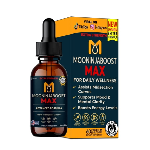 GreenVify MooninjaBoost Max – Daily Energy, Focus & Metabolic Wellness Support Dietary Supplement