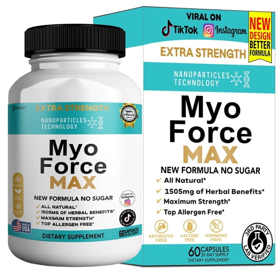 GreenVify MyoForce Max Muscle Support Supplement – Supports Strength & Daily Performance