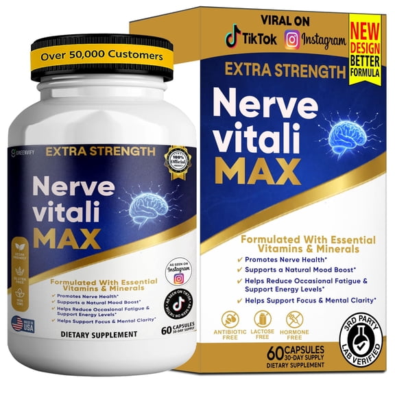 GreenVify NerveVitali Max Nerve Support Supplement
