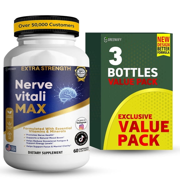 GreenVify NerveVitali Max – Nerve Support Supplement