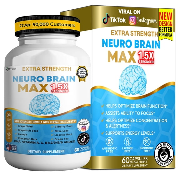 GreenVify Neuro Brain Max Dietary Supplement