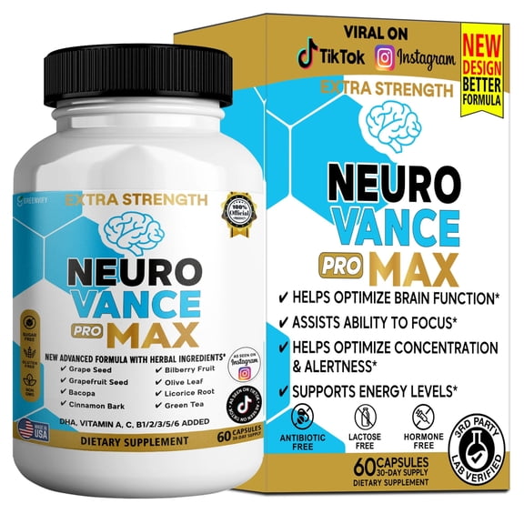 GreenVify Neuro Vance Pro Max – Brain Wellness, Focus & Cognitive Support Formula