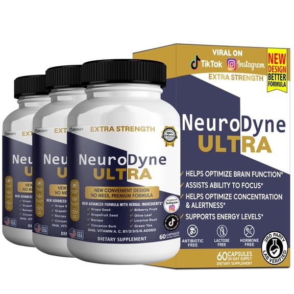 GreenVify NeuroDyne Ultra – Brain Health & Cognitive Wellness Support Dietary Supplement