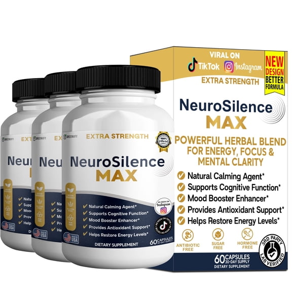 GreenVify NeuroSilence Max – Daily Nerve, Calm & Mental Balance Wellness Support Dietary Supplement