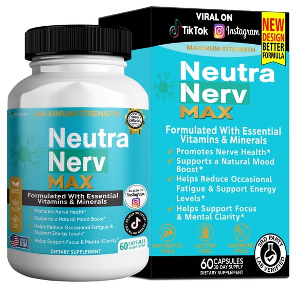 GreenVify Neutra Nerv Max – Daily Nerve Comfort & Calm Support Supplement