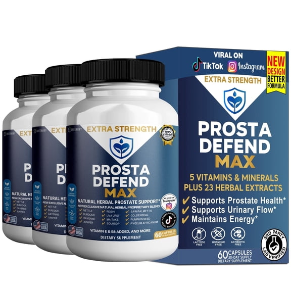 GreenVify Prosta Defend Max – Daily Prostate & Urinary Wellness Support Dietary Supplement