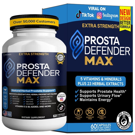 GreenVify Prosta Defender Max Dietary Supplement Capsules