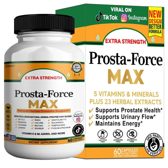 GreenVify ProstaForce Max – Prostate Wellness & Urinary Support Formula for Men